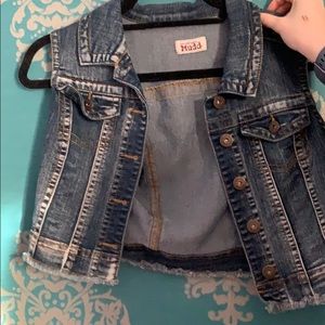 Jean cutoff jacket